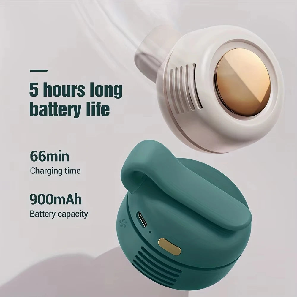 PocketBreeze clip-on mini fan with up to 5 hours battery life